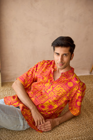 Hawaian Ice Tea Button Down Shirt
