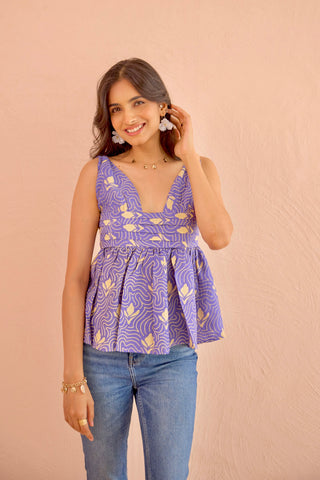 Shore-core Peplum Top
