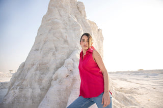 Valentina Collared Top (6440269938857)