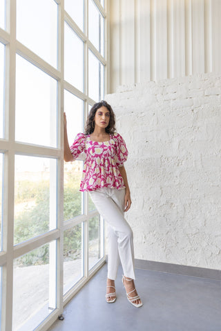 Alisha Peplum Top