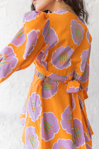 Velma peplum top