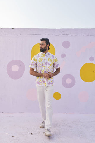 Lemon rose shirt
