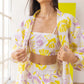 Lemon-rose 3 piece Co-ord Set
