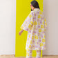 Lemon-rose 3 piece Co-ord Set