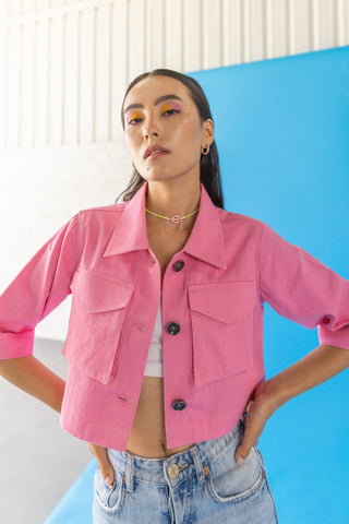 Amy crop shirt